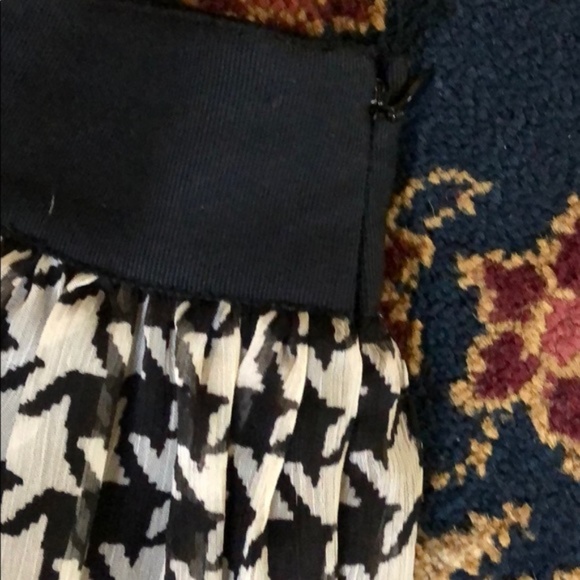 Talbots Houndstooth Hostess Maxi Chiffon Tulle - Picture 6 of 8